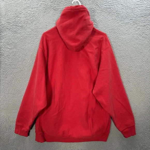 Vintage Wisconsin Badgers Sweatshirt Adult XL Red Hoodie Reverse Weave 90s Y2K - Picture 2 of 9